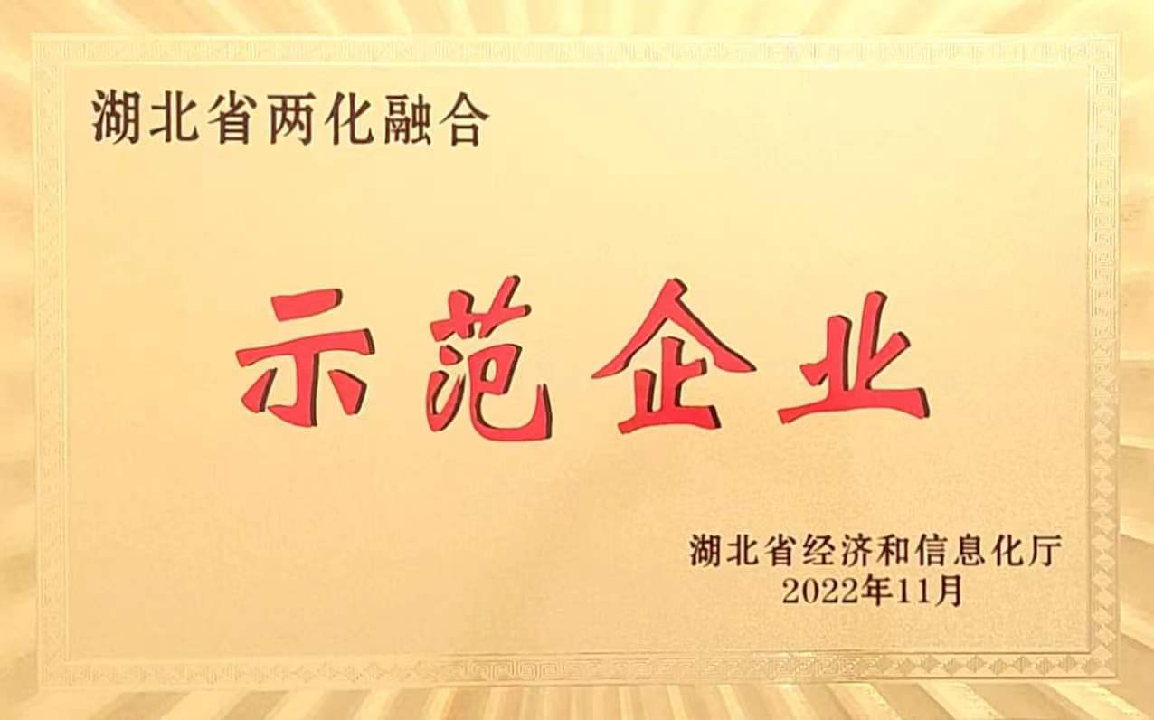 湖北省兩化融合示范企業